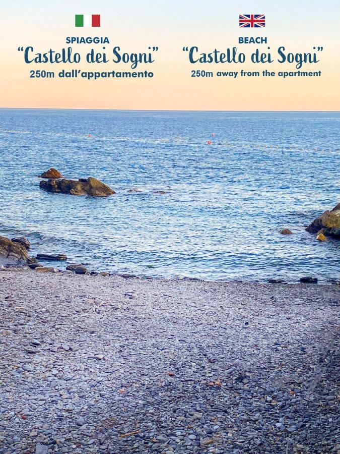 Nautilus Vista Mare Mozzafiato A 180 Gradi- Posto Auto Privato - 2 Camere Matrimoniali Piu 1 Divano Letto Singolo-Sky,Netflix-Wifi 200Mg Rapallo Luaran gambar